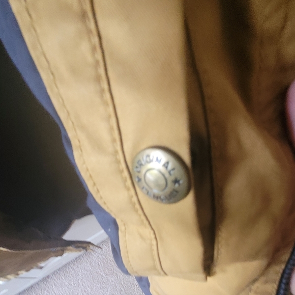 Original Penguin Mustard Brown Colored Anorak Style Jacket Women's Size Small - Picture 8 of 8